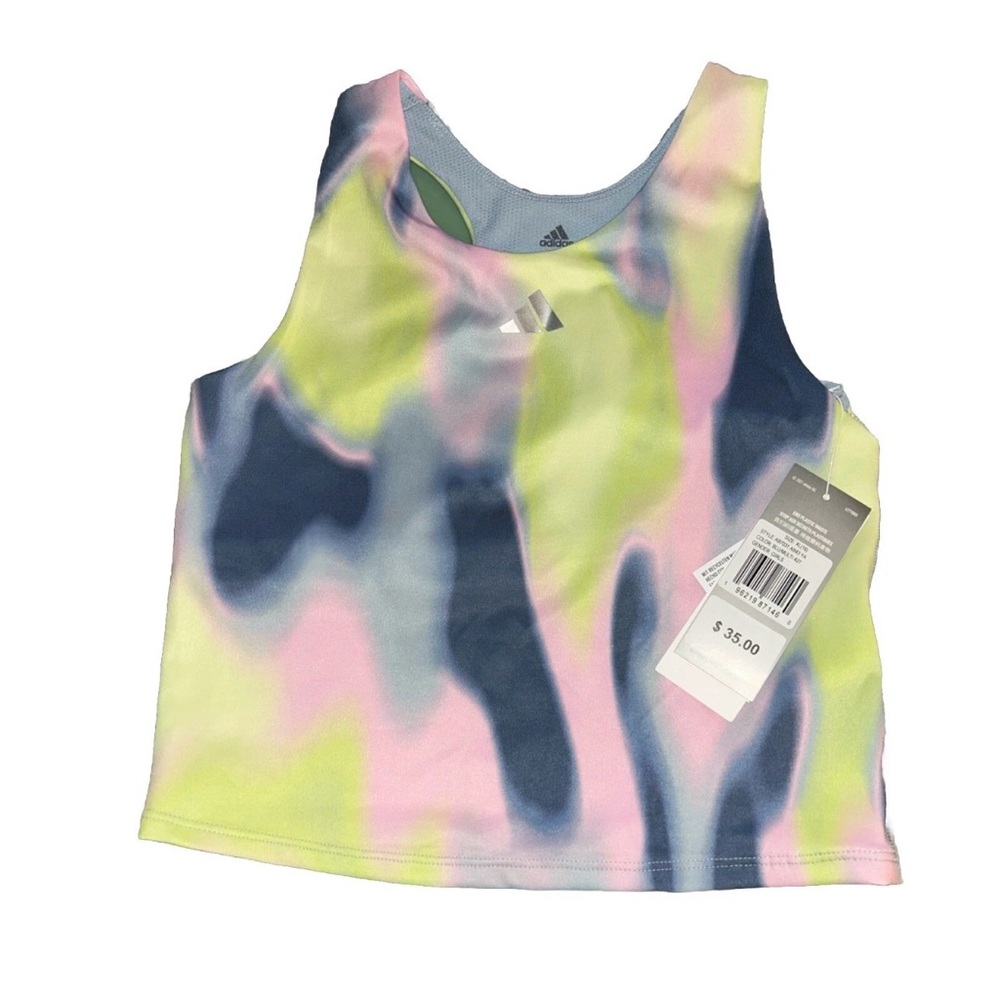 Adidas Girls aeroready techfit sports bra tank top XL